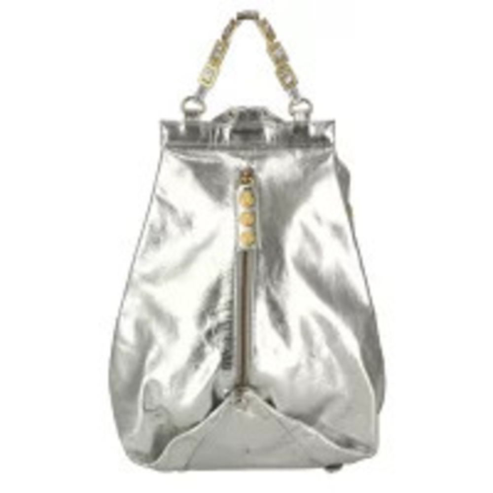 GIANNI VERSACE Metallic silver Backpack Rucksack Daypack AB